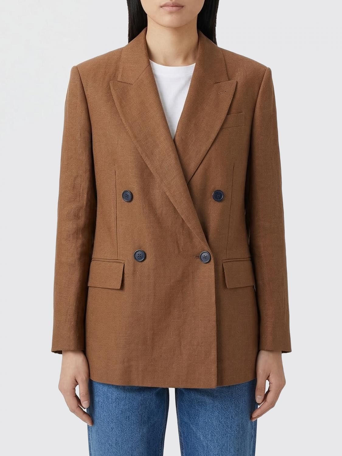 Brunello Cucinelli Brunello Cucinelli Jacket Woman Brown Size M / US 6-8 / IT 42-44 - 1 Thumbnail