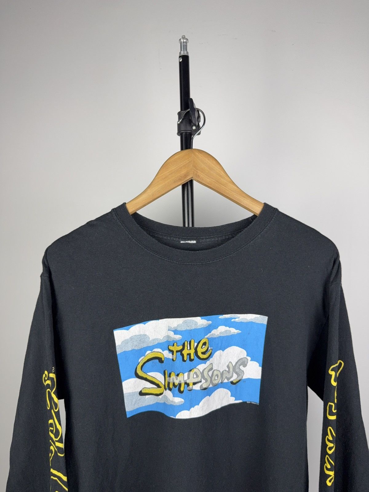 The Simpsons The Simpsons Logo Long Sleeve Shirt with Sleeve Graphics Size US M / EU 48-50 / 2 - 2 Thumbnail
