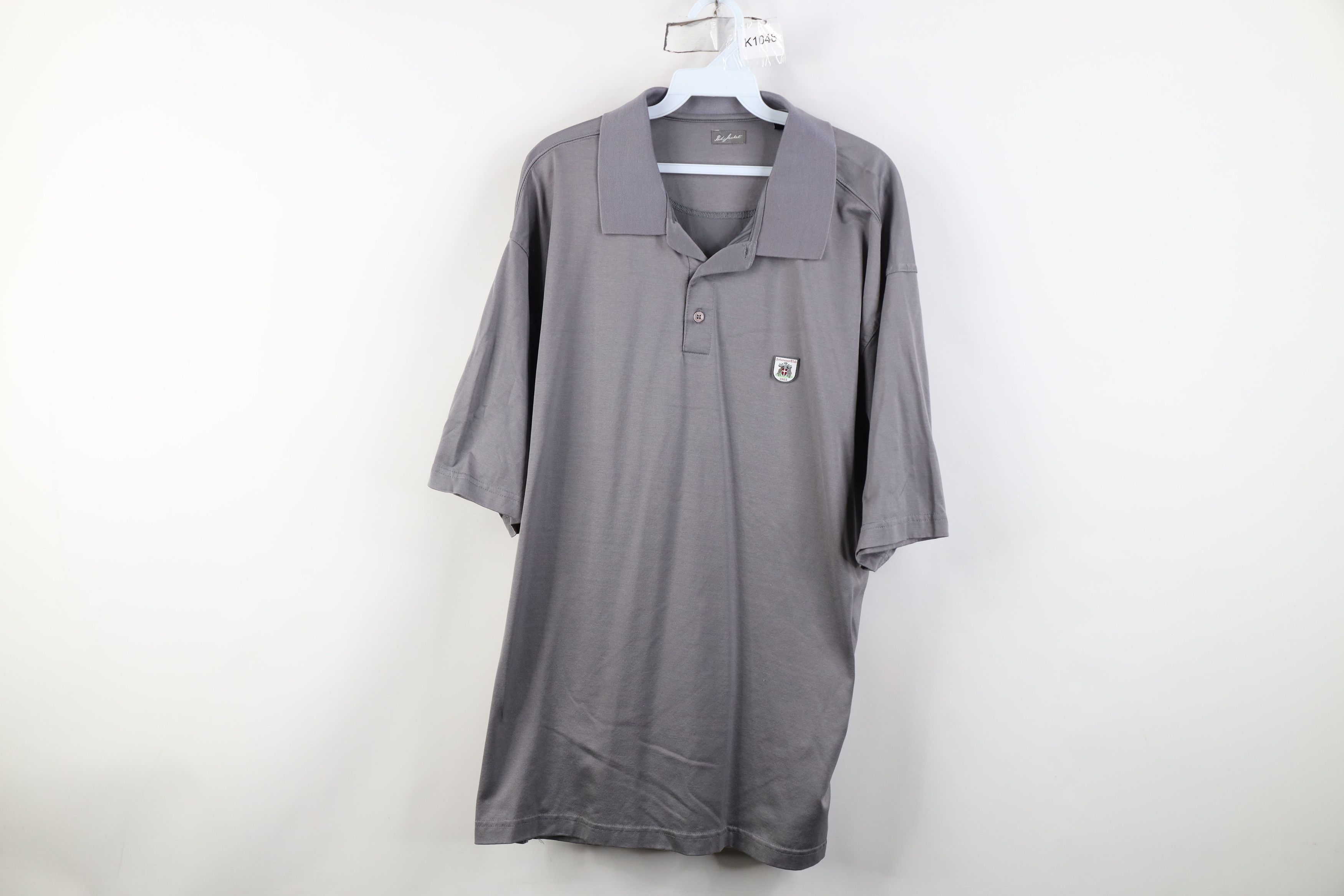 Vintage Red Jacket Club Collared Golf Golfing Polo Shirt Gray Size US XXL / EU 58 / 5 - 1 Thumbnail