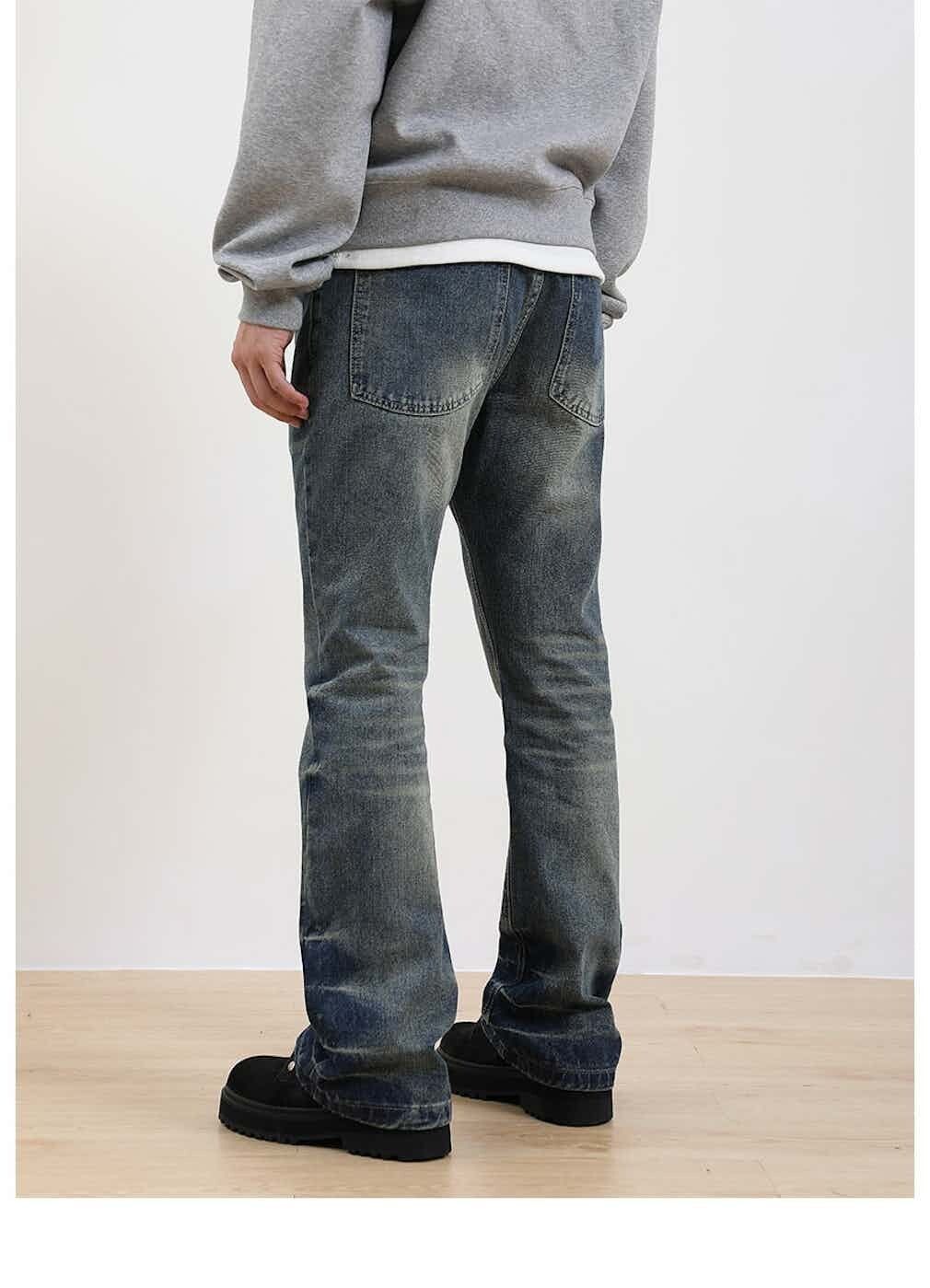 Jean × Vintage Unisex utility punk grunge bootcut hiphop flared jeans Size US 30 / EU 46 - 4 Thumbnail
