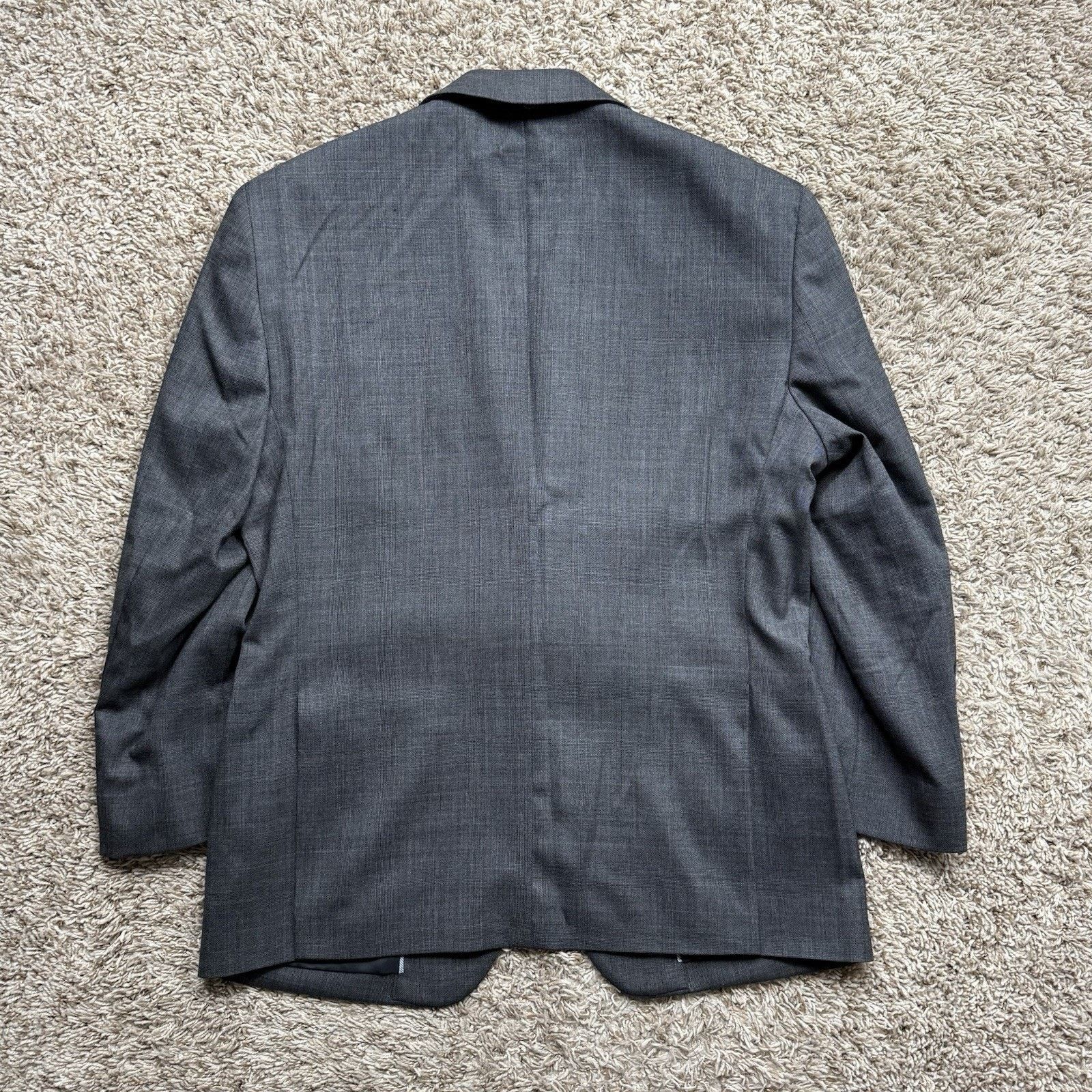 Jos. A. Bank Jos A Bank 40 Short 32” Waist Grey Wool Jacket Pants Suit Size 40S - 3 Thumbnail