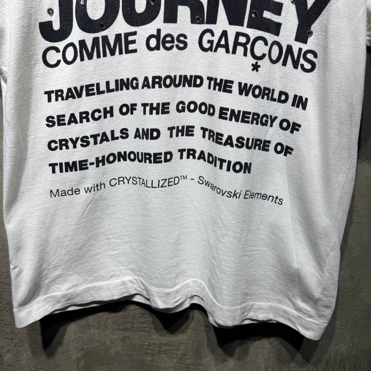 Comme des Garcons Comme Des Garcon Crystal Journey Swarovski tee Size US S / EU 44-46 / 1 - 3 Thumbnail