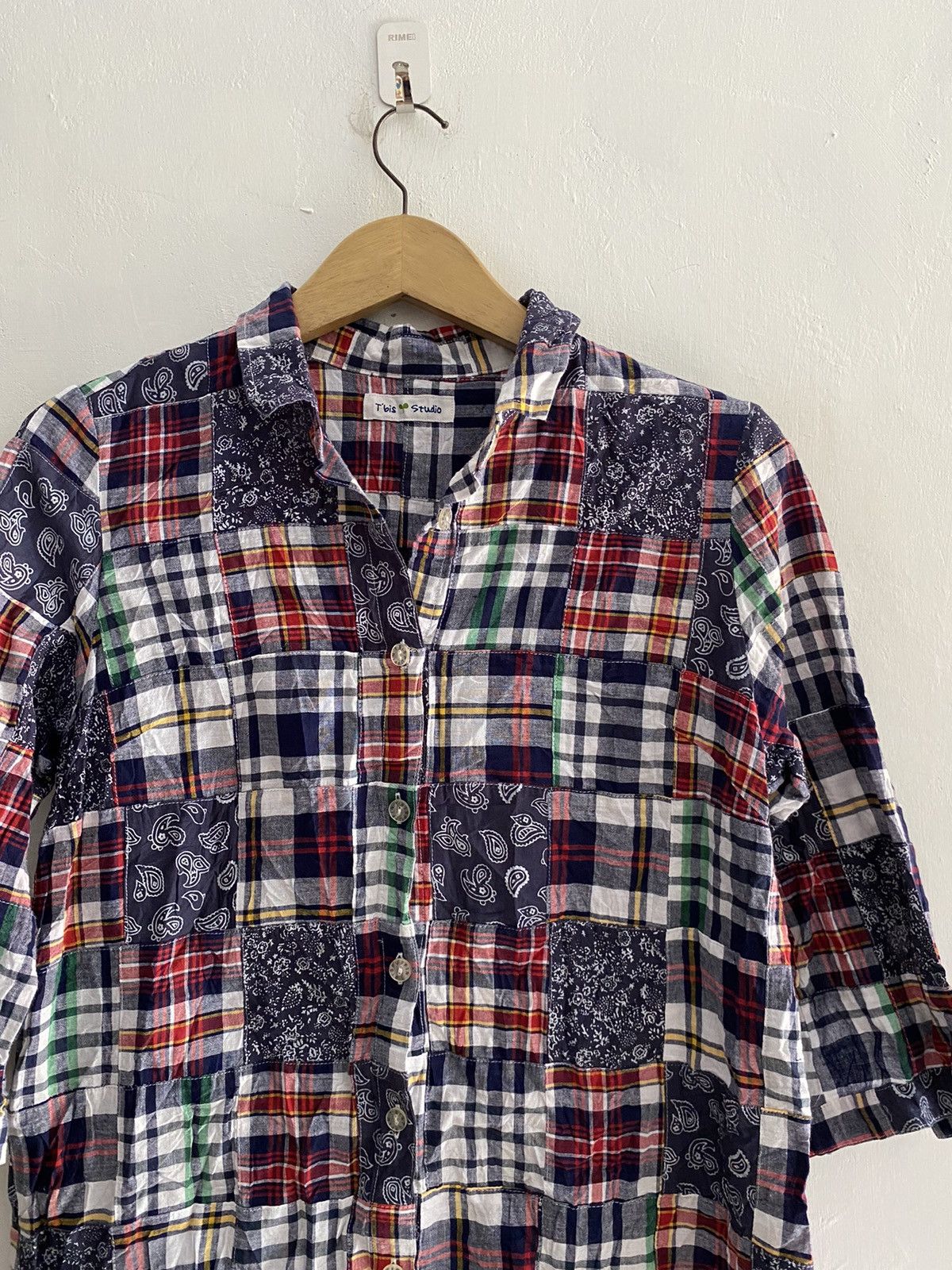 Designer × Japanese Brand × RRL Ralph Lauren Classic patchwork paisley shirt Size US M / EU 48-50 / 2 - 3 Thumbnail