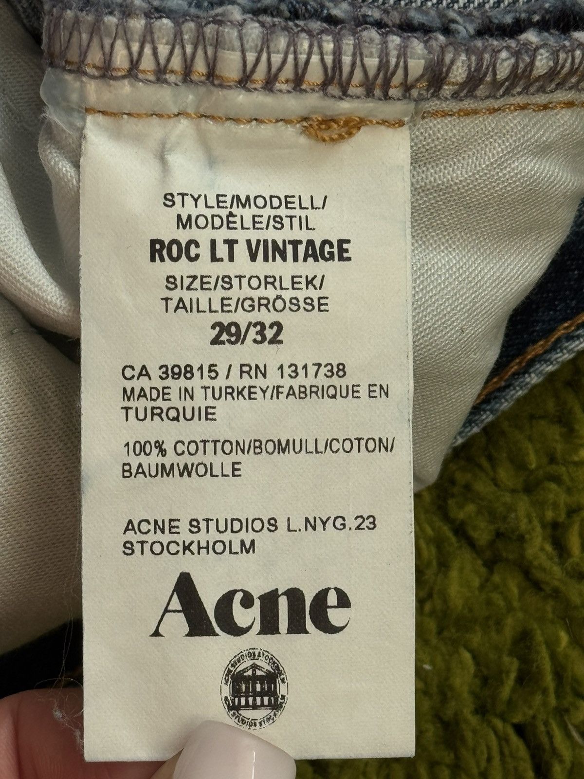 Acne Studios Acne Studios skinny fit jeans denim Size US 29 - 5 Thumbnail