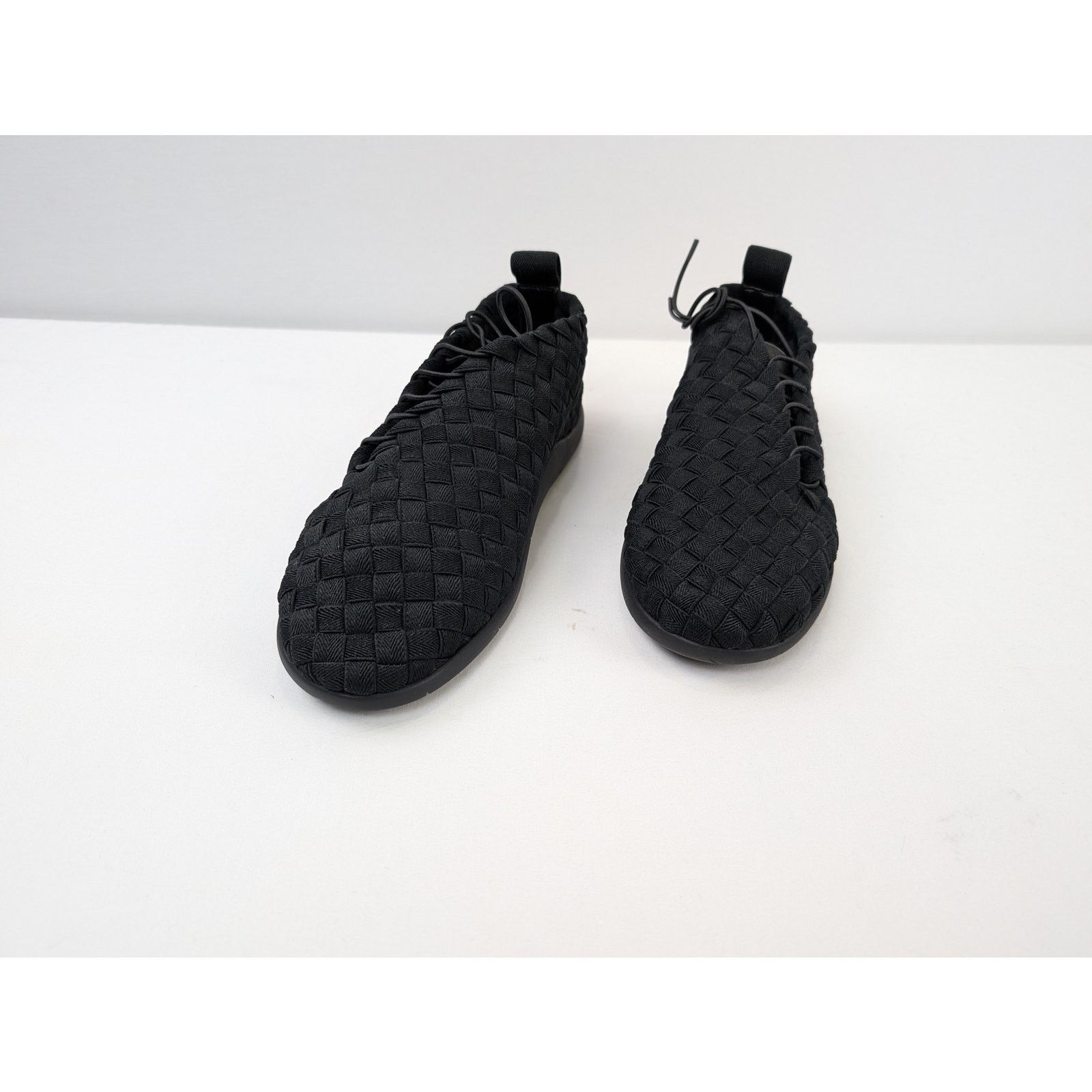 Bottega Veneta o1rshd1 Intrecciato Sneakers Shoe in Black Size US 10.5 / EU 43-44 - 8 Thumbnail