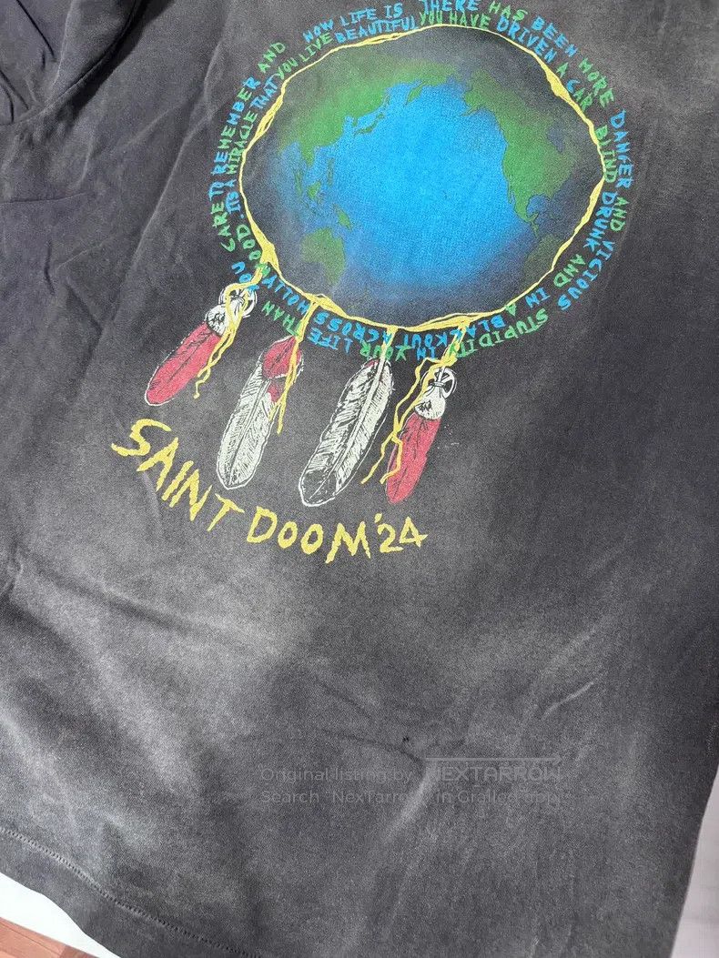 Saint Michael Saint Michael Collaboration Death God Earth Print Distress Size US XL / EU 56 / 4 - 6 Thumbnail