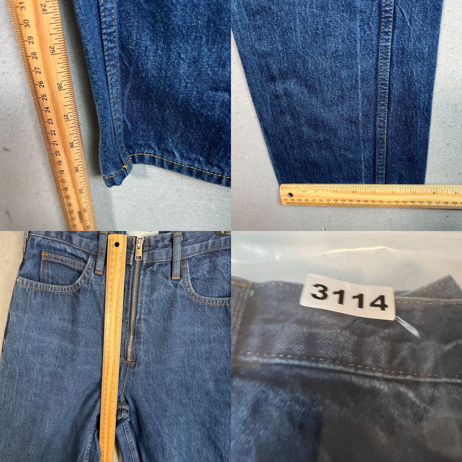 Frame FRAME Jeans Womens Size 27 High-Waist Slim Fit Blue Denim Straight 5-Pocket Womens Jeans Size 27" / US 4 / IT 40 - 8 Thumbnail