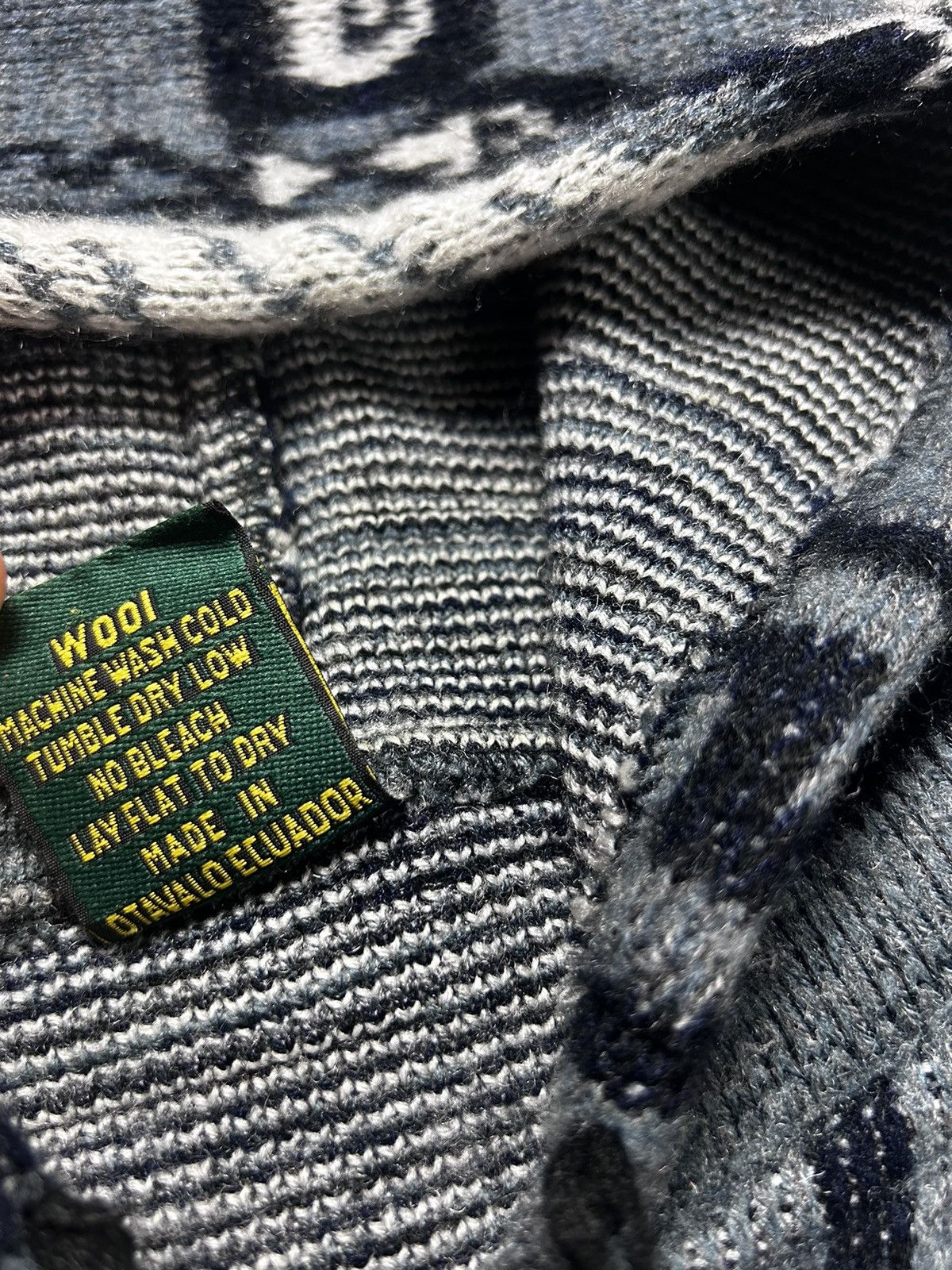 Native × Vintage Wool Jacket Made in Ecuador Ruminahui Vintage Native Size US L / EU 52-54 / 3 - 6 Thumbnail