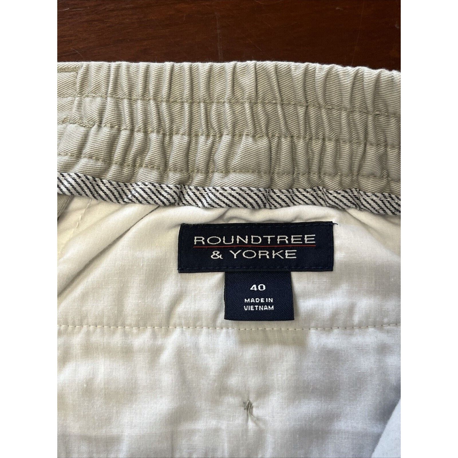 Roundtree & Yorke Roundtree & Yorke Dark Khaki Chino Shorts Men's Size 40 Size US 40 / EU 56 - 3 Thumbnail