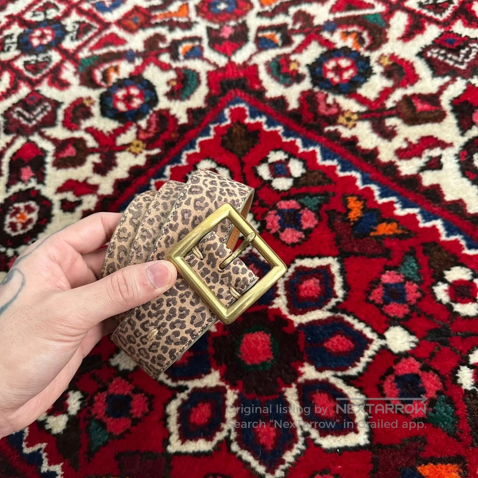 Visvim visvim 17ss Leopard Print Belt 36. Size ONE SIZE - 3 Thumbnail