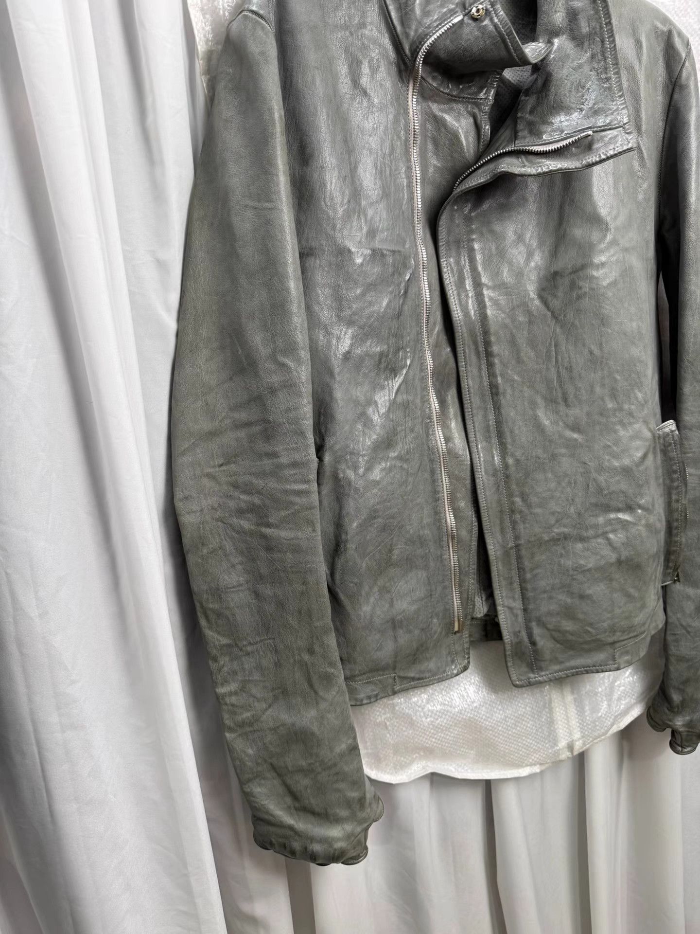 Carol Christian Poell Carol Christian Poell Leather Boxing Jacket K20 Size US M / EU 48-50 / 2 - 2 Thumbnail