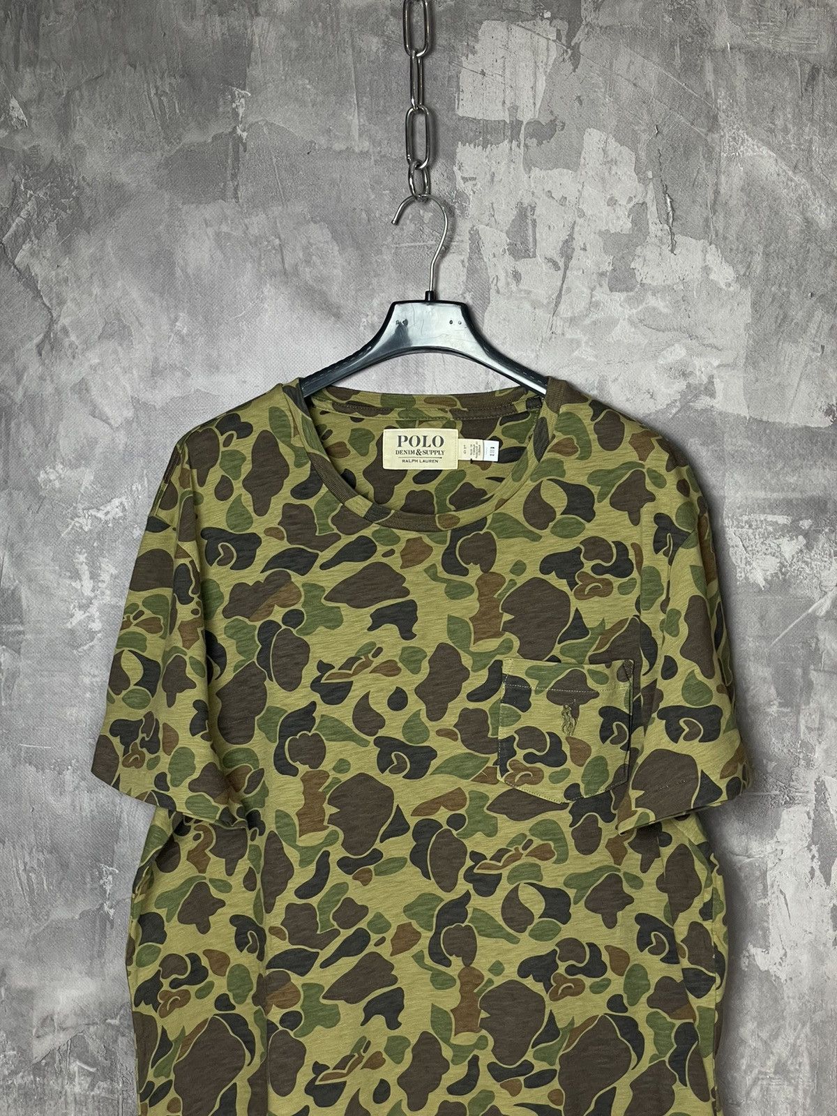 Vintage Ralph Lauren Denim & Supply Camo Y2K Rare T-shirt Size US L / EU 52-54 / 3 - 2 Thumbnail
