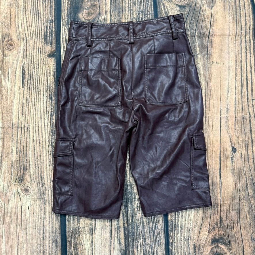 Derek Lam 10 Crosby Derek Lam 10 Crosby Women's Burgundy Cargo Shorts Size 4 Size 27" / US 4 / IT 40 - 4 Thumbnail