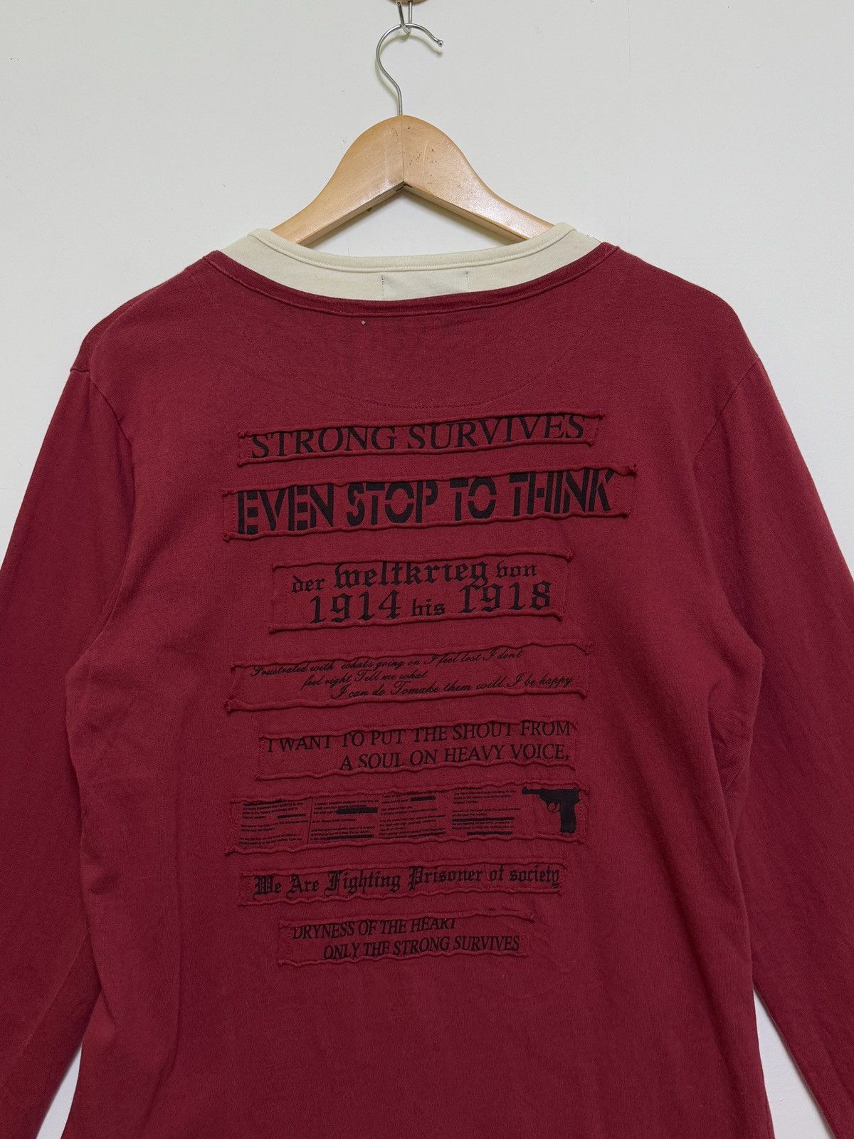 Hysteric Glamour In The Attic Poem Patches Half Zipper Long Sleeve Size US M / EU 48-50 / 2 - 10 Thumbnail