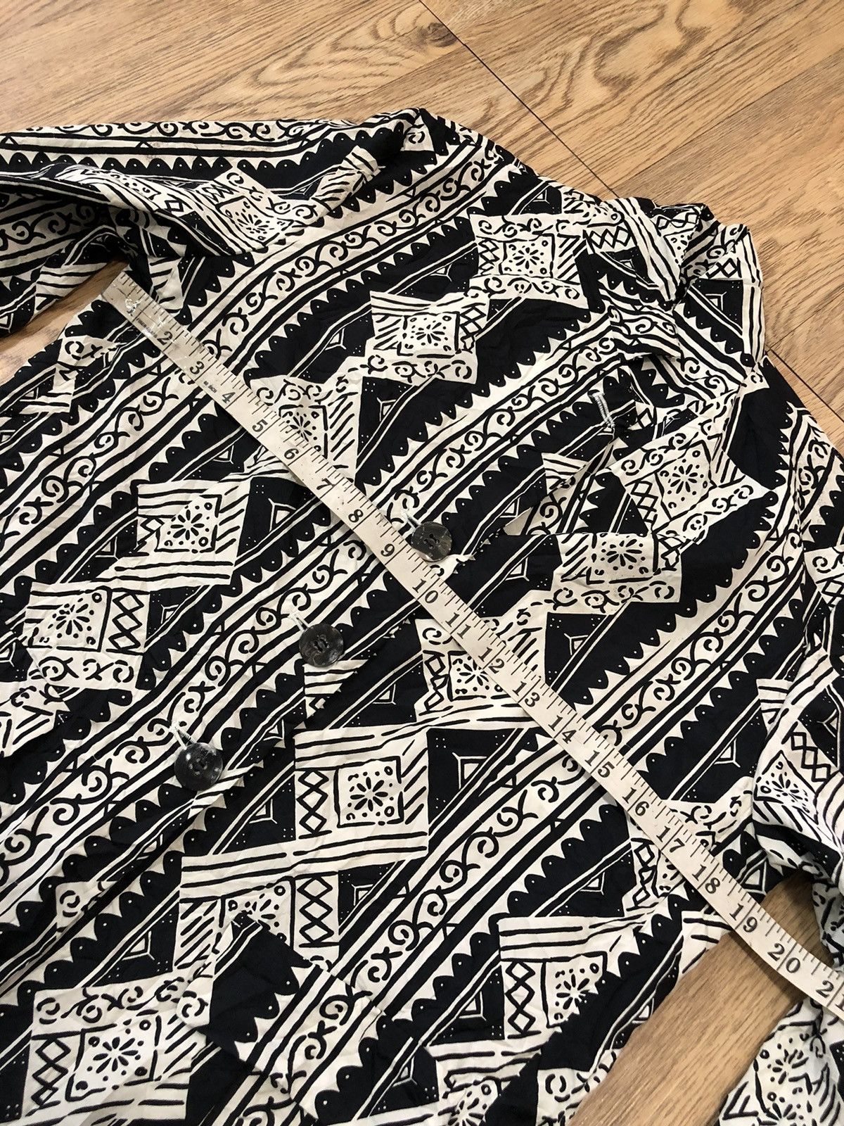 Vintage × Y's × Yohji Yamamoto Vintage 80’s Yohji Yamamoto Arts blouse Size M / US 6-8 / IT 42-44 - 8 Thumbnail