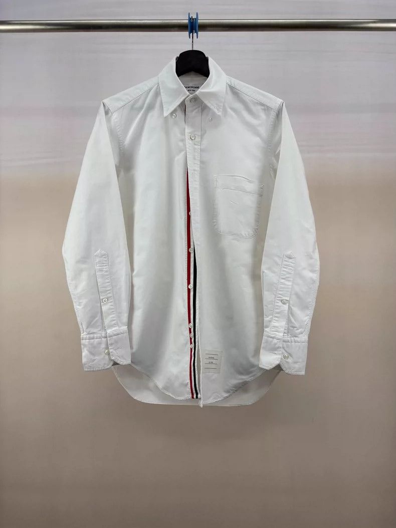 Thom Browne Thom Browne A pink striped shirt over the chest Size US XS / EU 42 / 0 - 1 Thumbnail