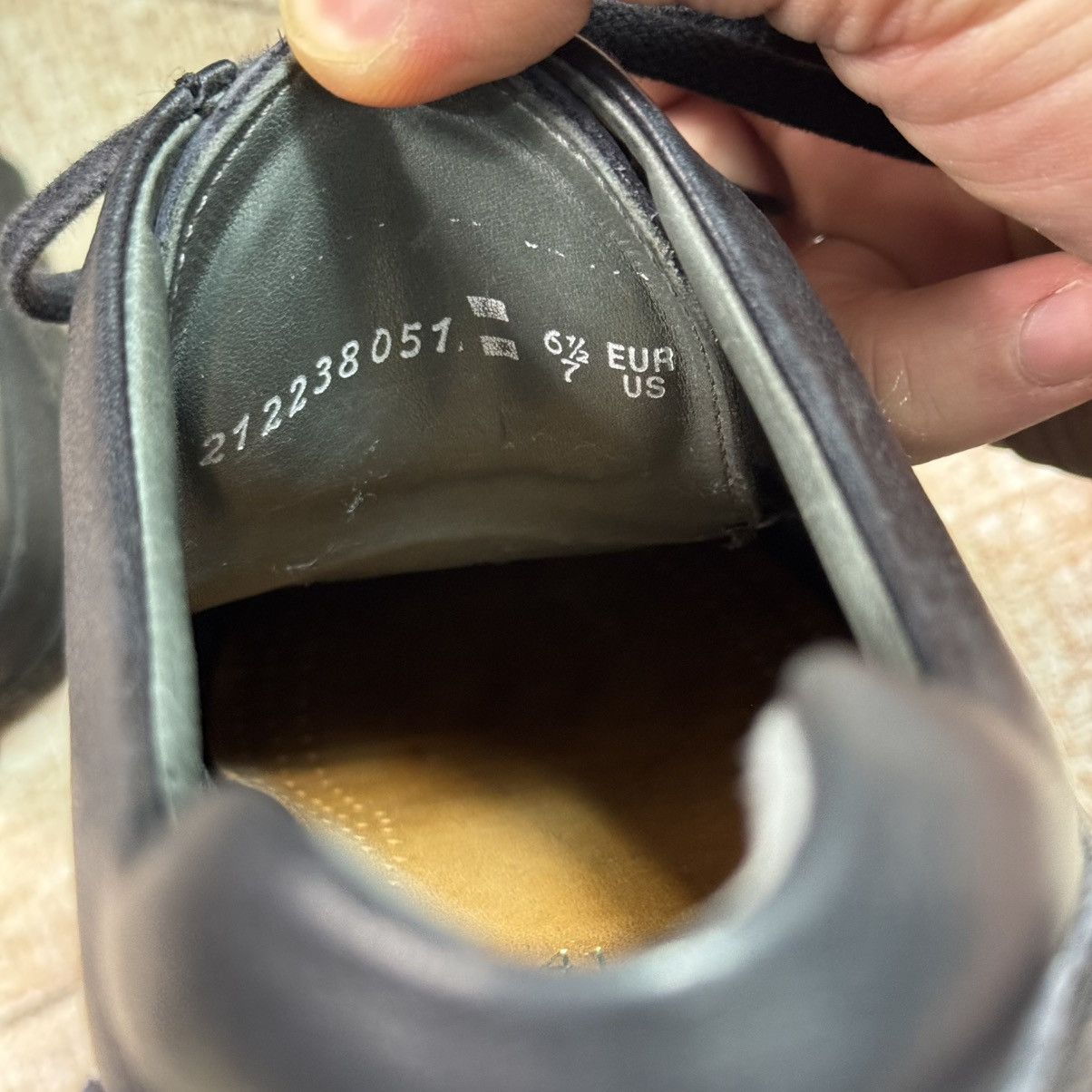 Genuine Leather × Mephisto Mephisto Leather Derby Black Shoes High Quality Casual Hype Size US 7 / EU 40 - 12 Thumbnail