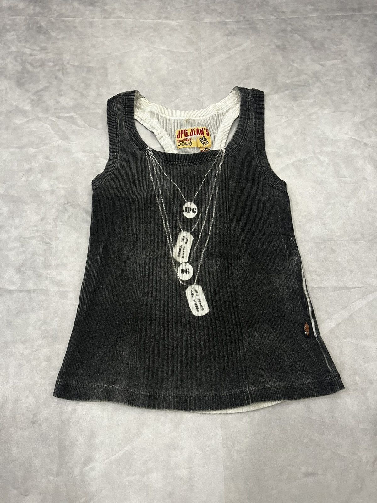 Jean Paul Gaultier Jean Paul Gaultier Necklace Print Vintage Tank Top Size US XS / EU 42 / 0 - 1 Thumbnail