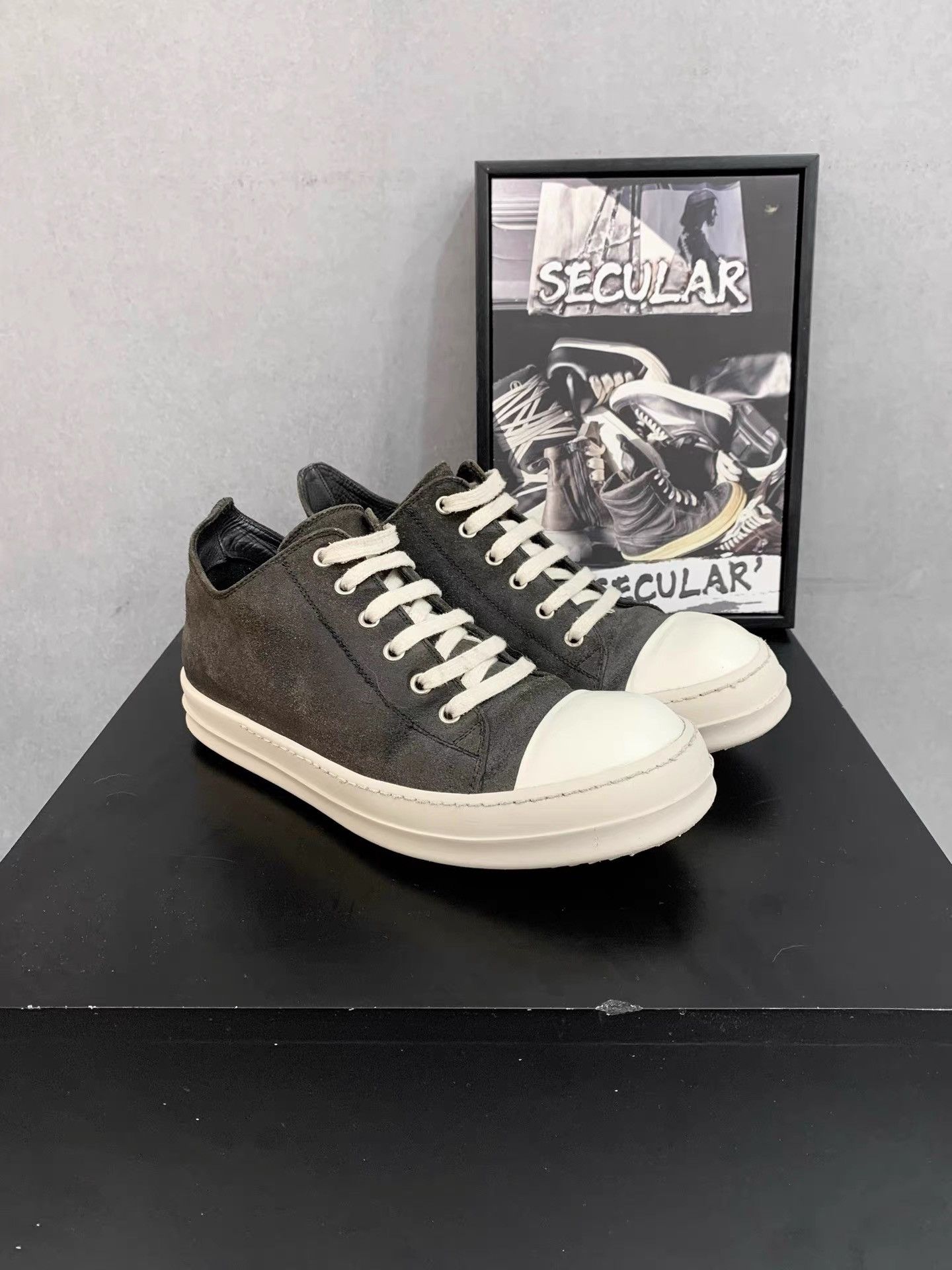 Rick Owens Rick Owens Mainline Leather Ramones K34 Size US 8 / EU 41 - 3 Thumbnail