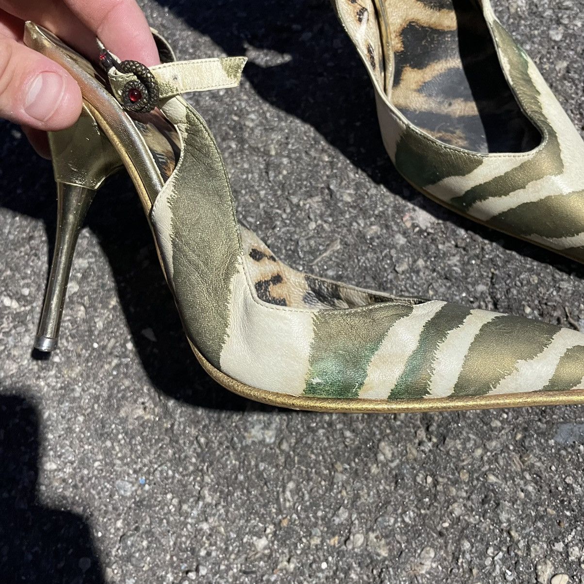 Roberto Cavalli Rare ROBERTO CAVALLI Heels Sandals shoes leopard leo old 90s Size US 6 / IT 36 - 3 Thumbnail