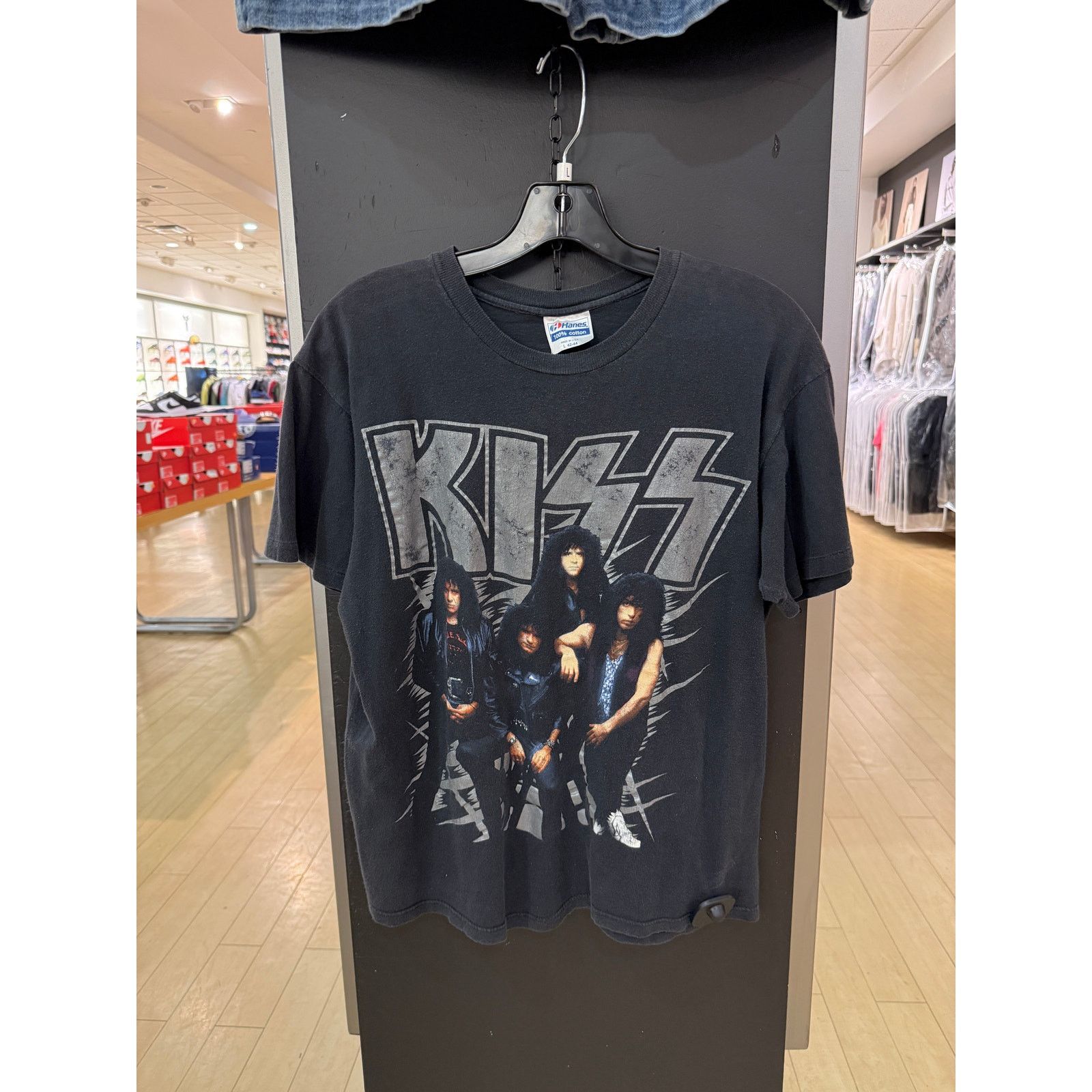 Band Tees 1990 Kiss Hot in the Shade Tour Vintage Band Hanes Tee Shirt Size US L / EU 52-54 / 3 - 1 Thumbnail