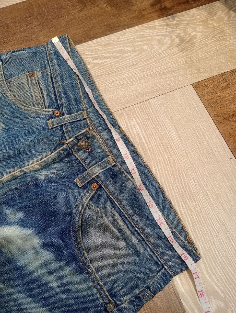 Levi's Vintage Clothing VINTAGE LEVI'S ORANGE TAB BLEACH FLARED JEANS Size US 33 - 16 Thumbnail
