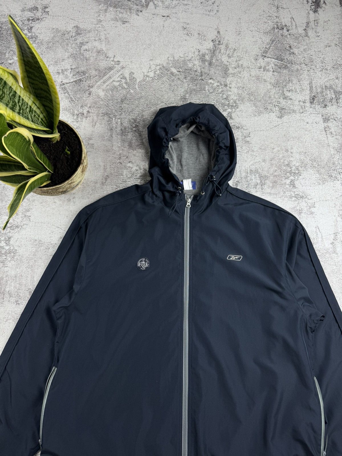 Reebok Reebok Manchester City Kit Jersey Football Soccer Light Track Jacket Windbreaker Size US L / EU 52-54 / 3 - 4 Thumbnail