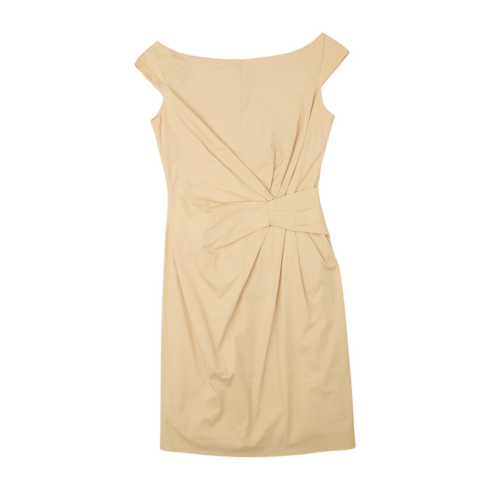 Dior S/S 2013 Ivory Pleated Dress Size XS / US 0-2 / IT 36-38 - 1 Thumbnail