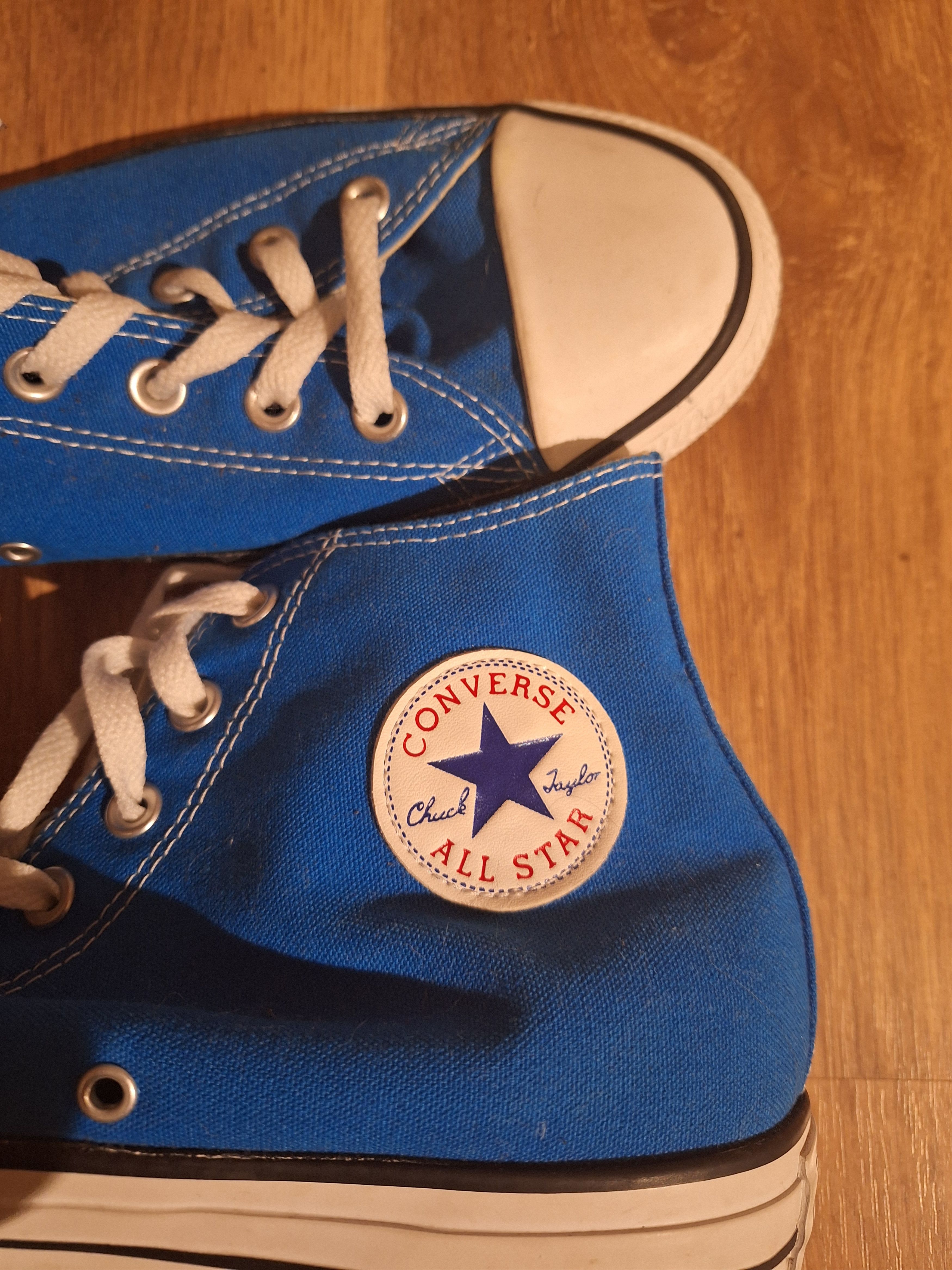 Converse Converse blue canvas high Size US 12 / EU 45 - 3 Thumbnail