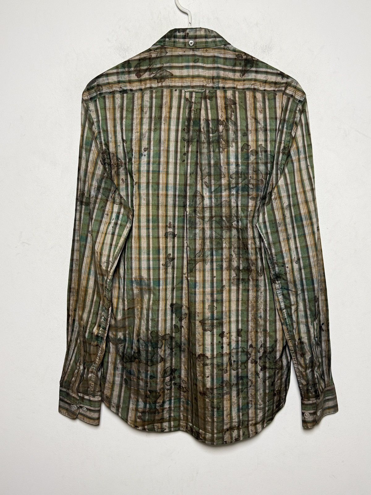 Acne Studios acne 1of1 dyed painters shimmer shirt Size US S / EU 44-46 / 1 - 8 Thumbnail