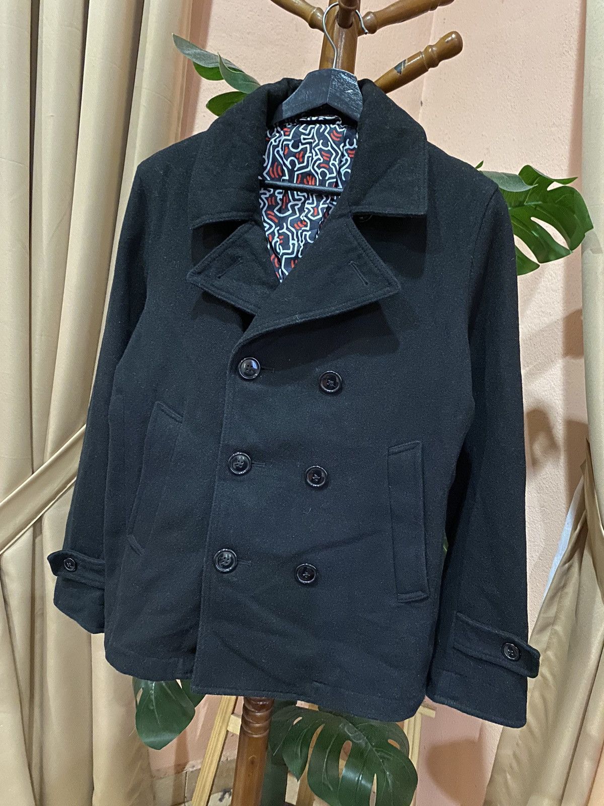 Keith Haring Browny x Keith Haring Crossover Double-Breasted Peacoat Size US S / EU 44-46 / 1 - 4 Thumbnail