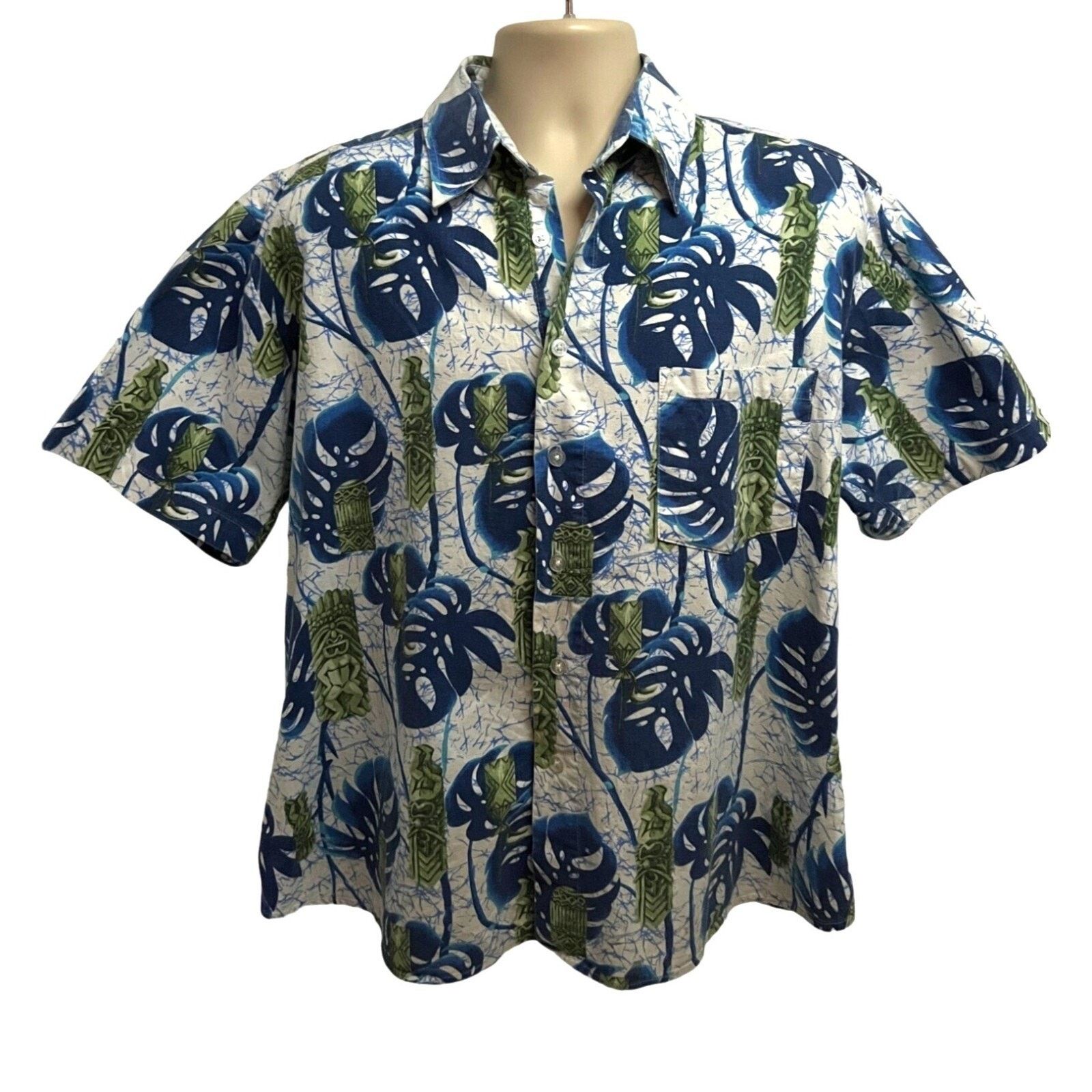Vintage Stitch Hawaiian Floral Vintage Button Up Shirt XL Pocket Size US XL / EU 56 / 4 - 1 Thumbnail