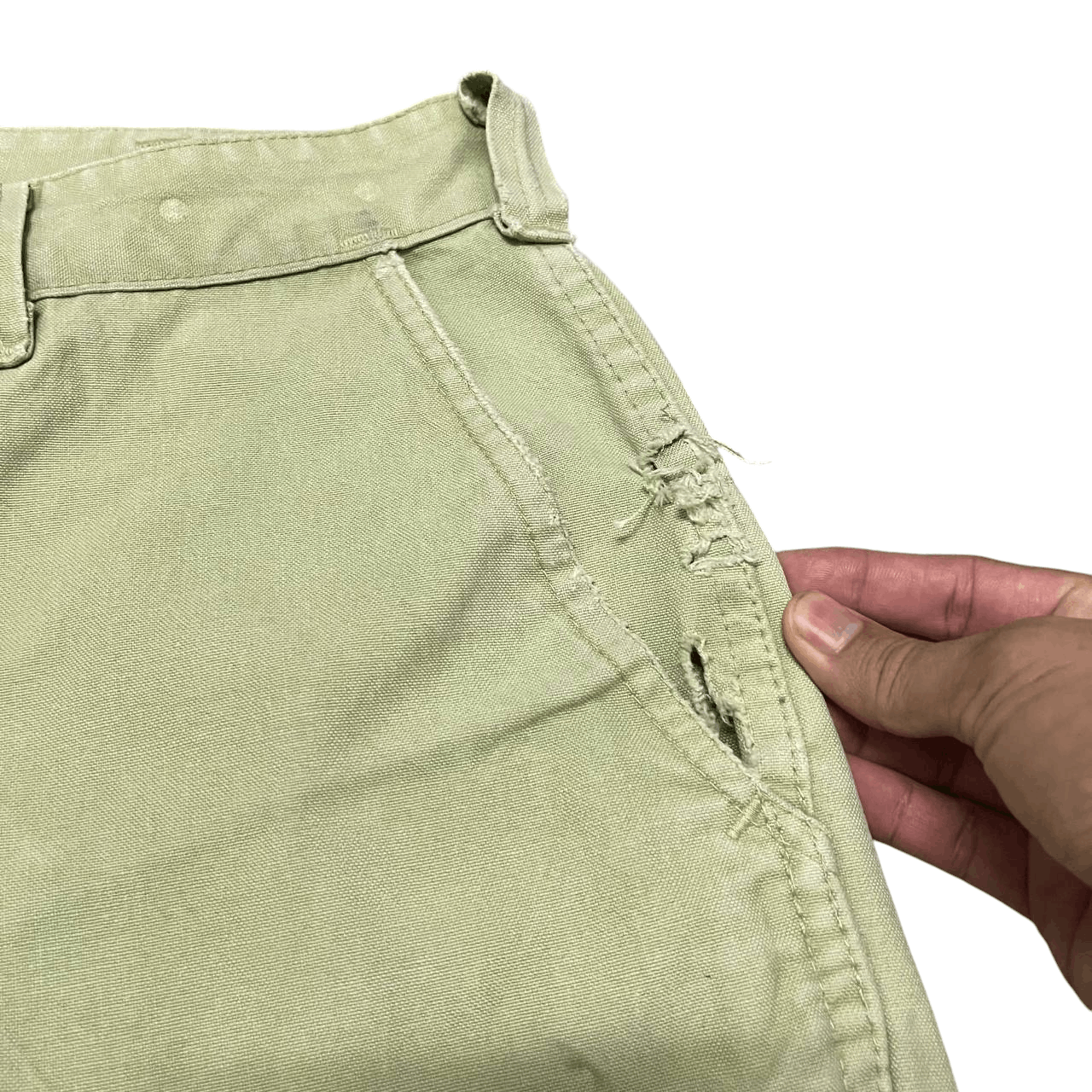 Filson Vintage 90's C.C. Filson Flared Canvas Pants Rare 🔥 Size US 33 - 7 Thumbnail