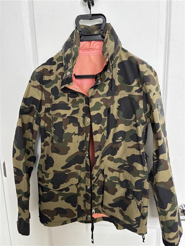 A BATHING APE Gore-Tex Camo Jacket Size M