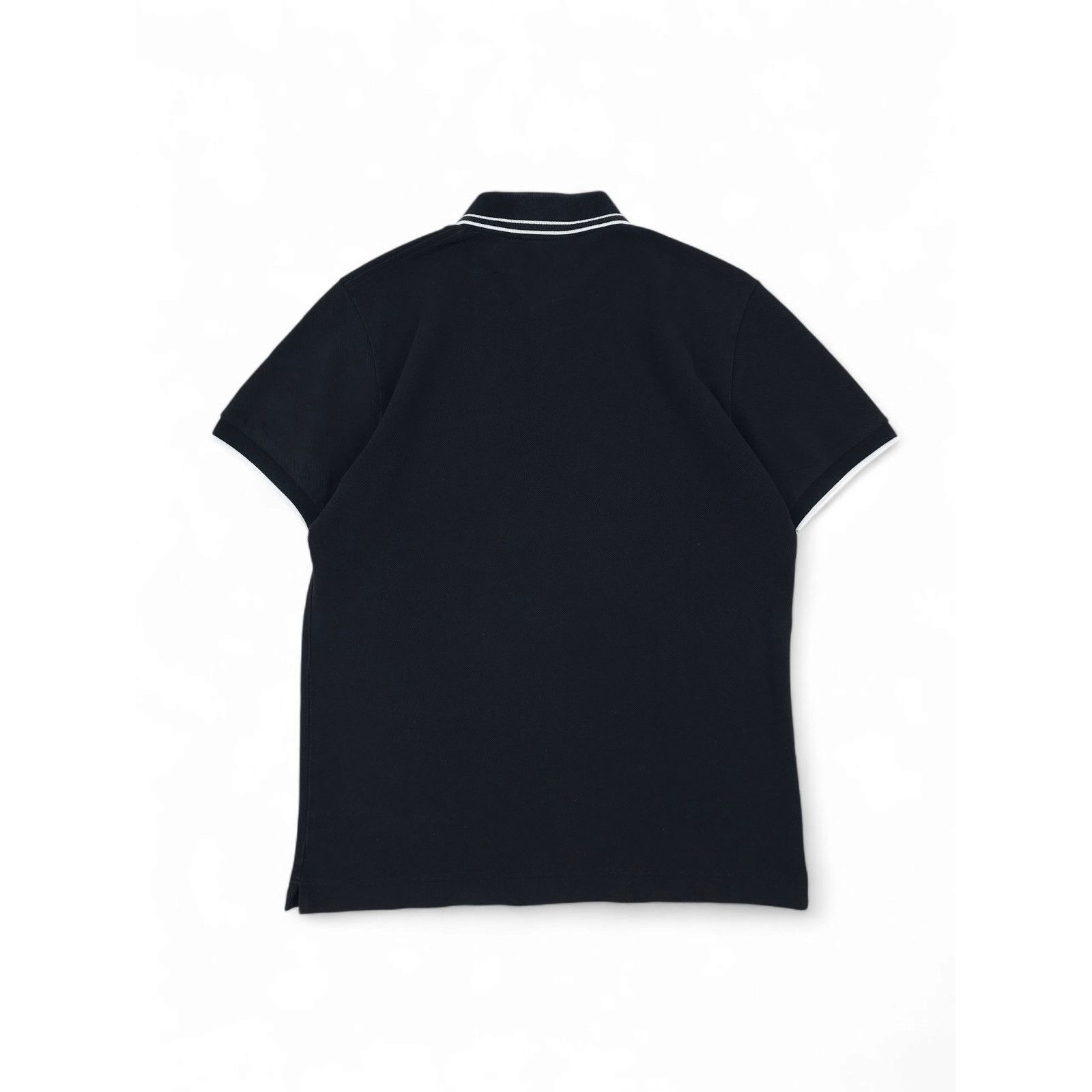 Alexander McQueen 💎 MCQ Black Classic Regular Small Logo Polo Shirt T-shirt Size US M / EU 48-50 / 2 - 4 Thumbnail