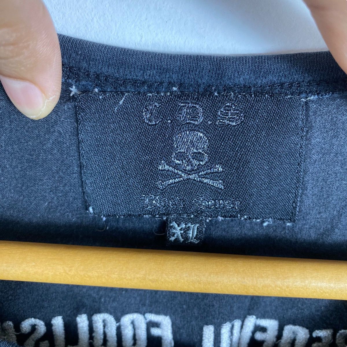 Band Tees × Vintage DAREDEVIL RUDE BONES Liberty And Evolution Swarovski Skull Size US XL / EU 56 / 4 - 6 Thumbnail