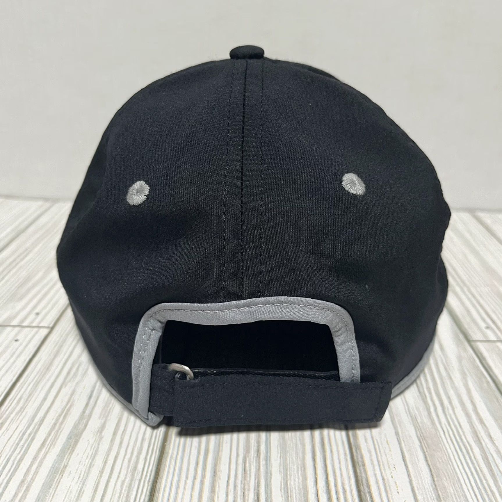 American Needle American Needle The Masters Hat Cap Strap Back Black Golf Hat Mens - One Size, Adjustable, Breathable, Lightweight, Casual Golfing, USA Theme Size ONE SIZE - 4 Thumbnail
