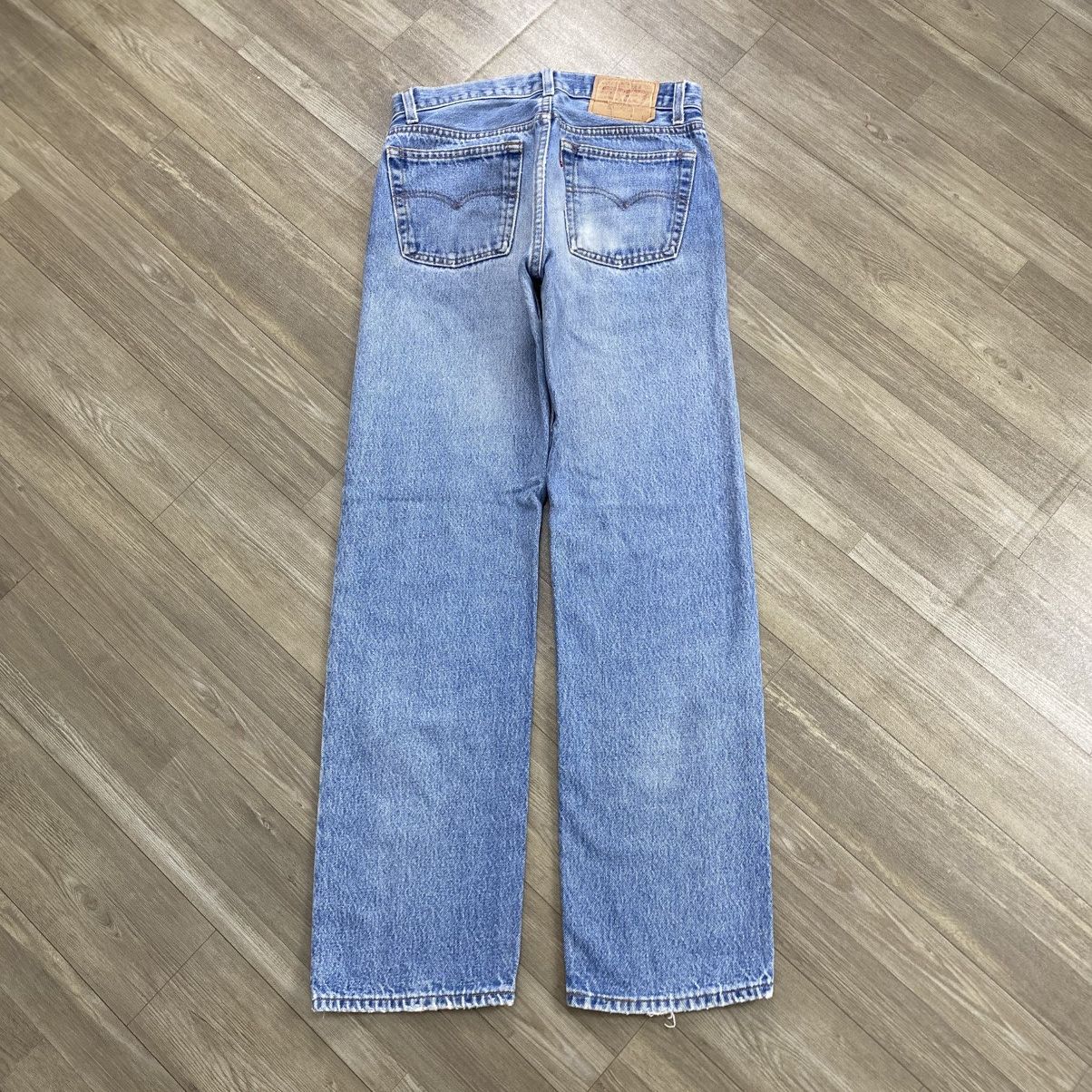 Levi's Vintage Clothing 🇺🇸1990s Vintage Levis 501 USA 30x33 #501 Blue Jeans Size US 29 - 20 Thumbnail