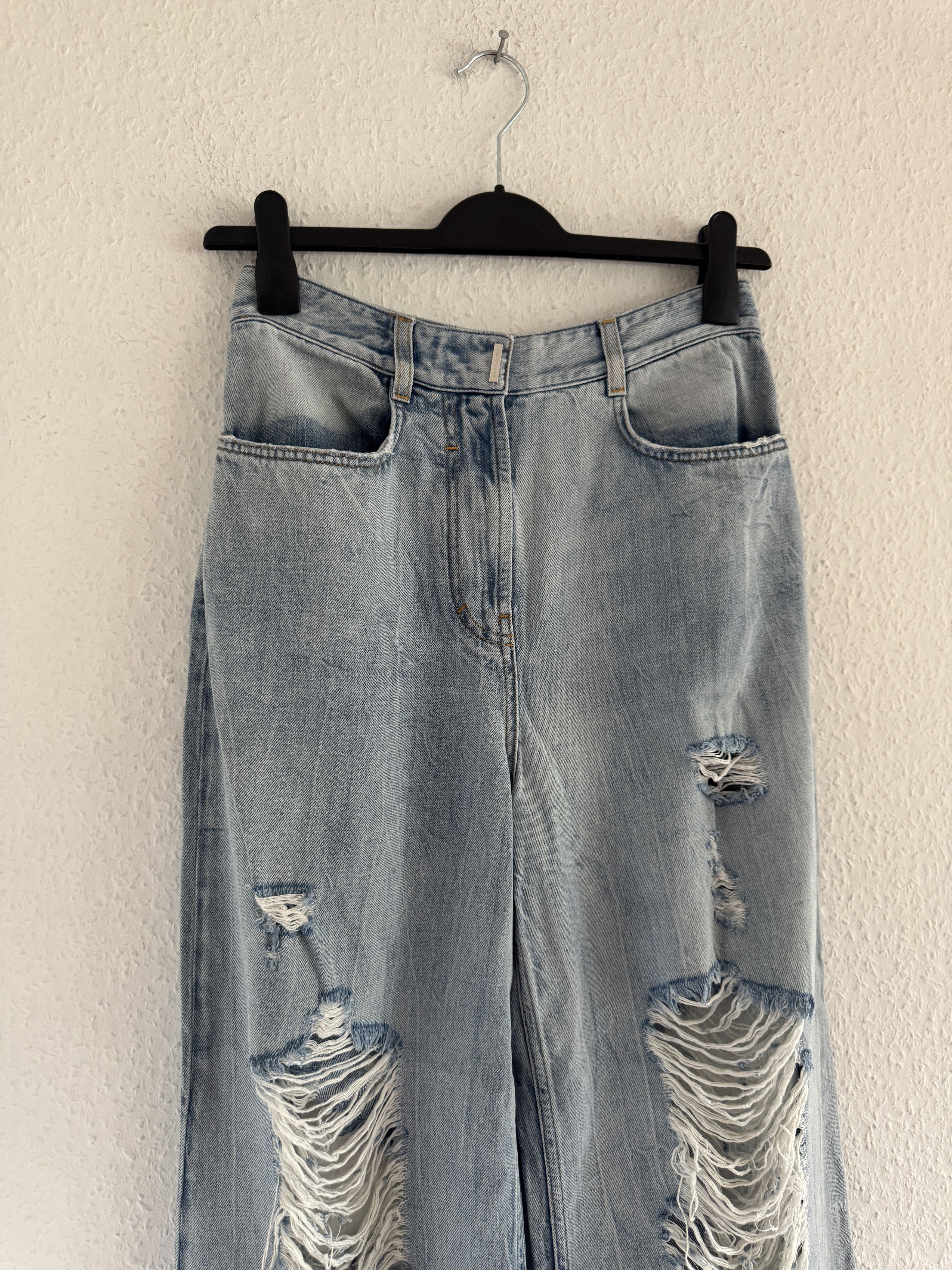 Givenchy Gabba Distressed Jeans Size US 26 / EU 42 - 4 Thumbnail