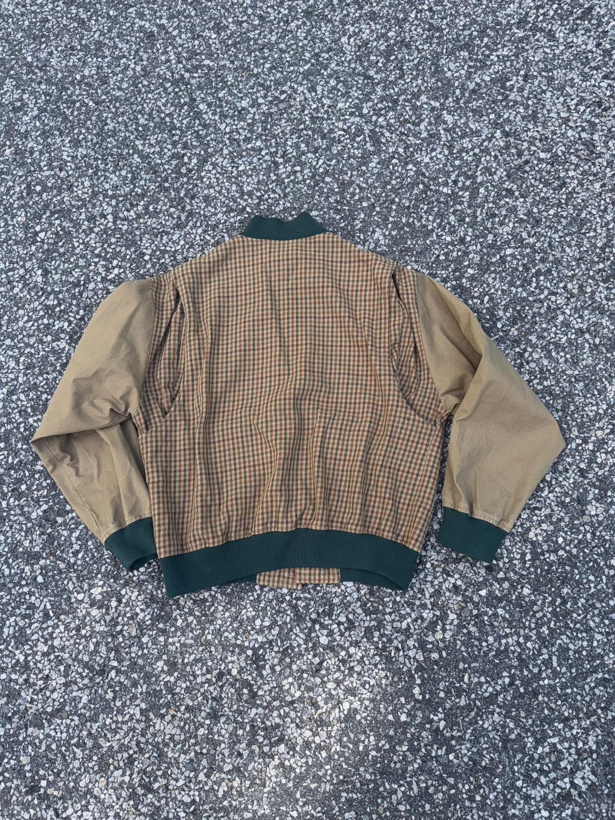 Polo Ralph Lauren VINTAGE 80s 90s Polo Ralph Lauren Plaid Wool Bomber Jacket Size US M / EU 48-50 / 2 - 3 Thumbnail