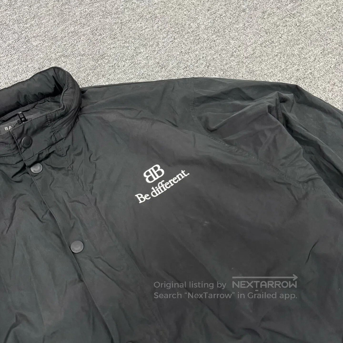 Balenciaga Balenciaga "The 'Be Different' slogan' Coach jacket"| Size US XS / EU 42 / 0 - 5 Thumbnail