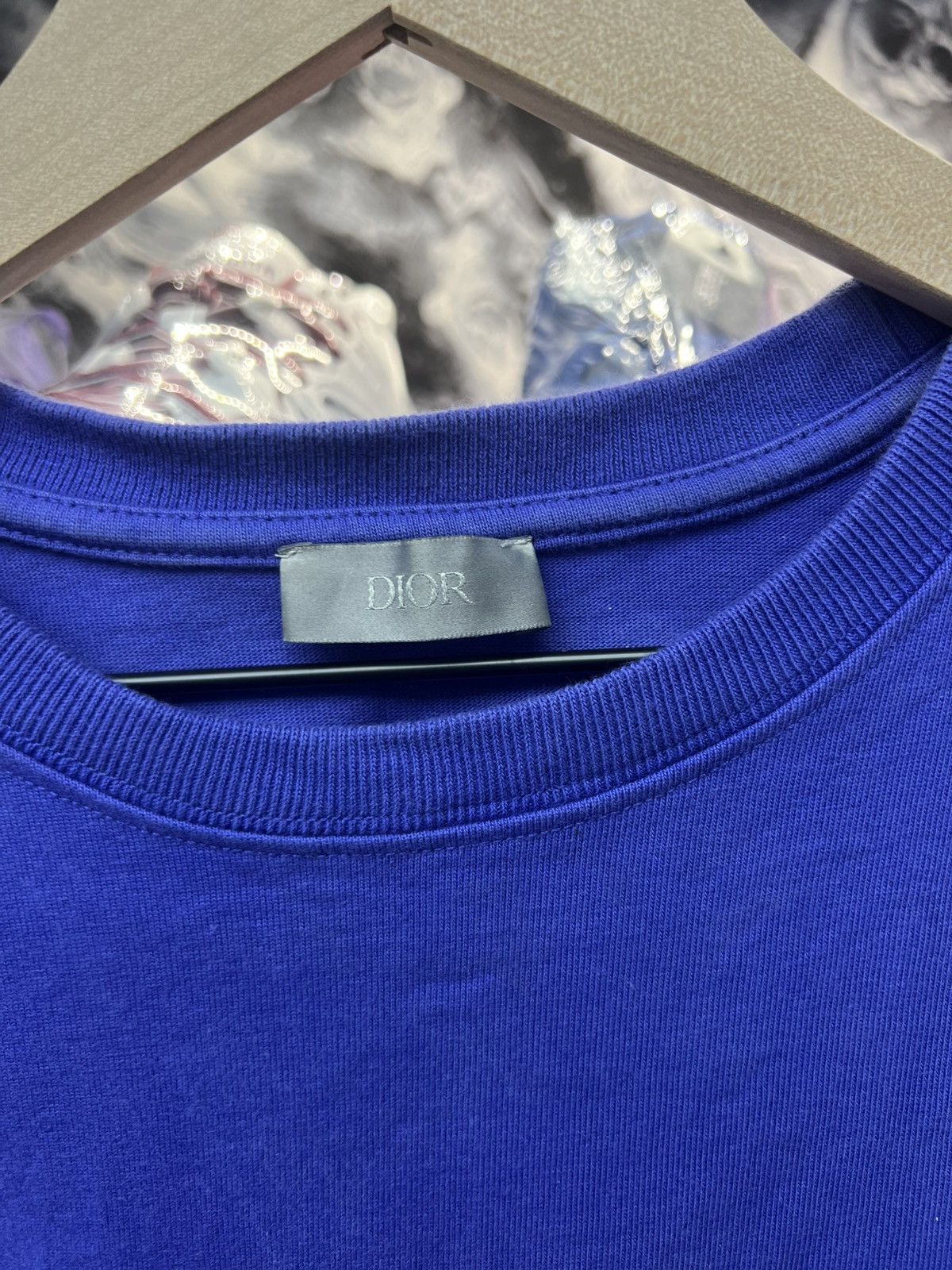 Dior Dior CD Purple Icon Tee Size US M / EU 48-50 / 2 - 6 Thumbnail