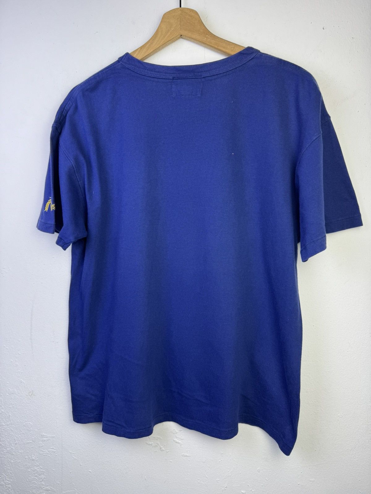 Evisu vintage Evisu blue T-shirt with a light grey seagull logo Size US M / EU 48-50 / 2 - 8 Thumbnail