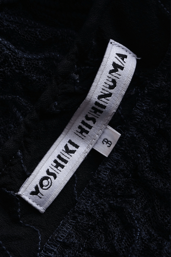 Other Women's Yoshiki Hishinuma Avant-Garde Sheer Black Top S Size S / US 4 / IT 40 - 3 Thumbnail