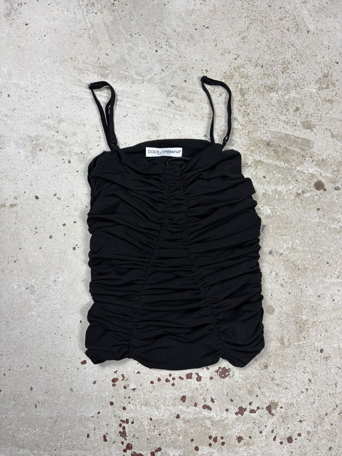 Dolce & Gabbana Dolce & Gabbana Ruched Halter Strapless Top Size M / US 6-8 / IT 42-44 - 1 Thumbnail