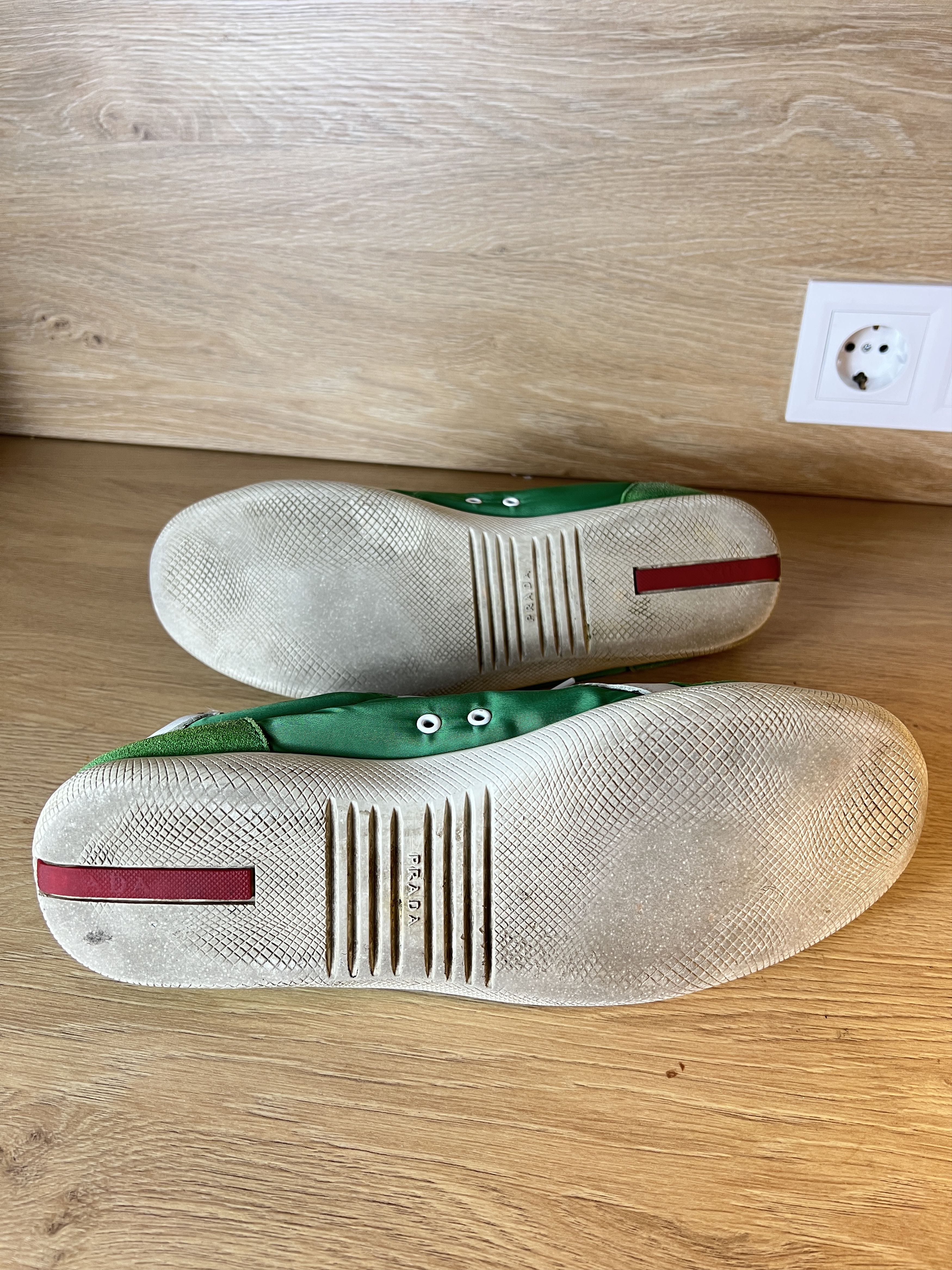 Prada PRADA SNEAKERS GREEN RED TAB Size US 9 / EU 42 - 7 Thumbnail