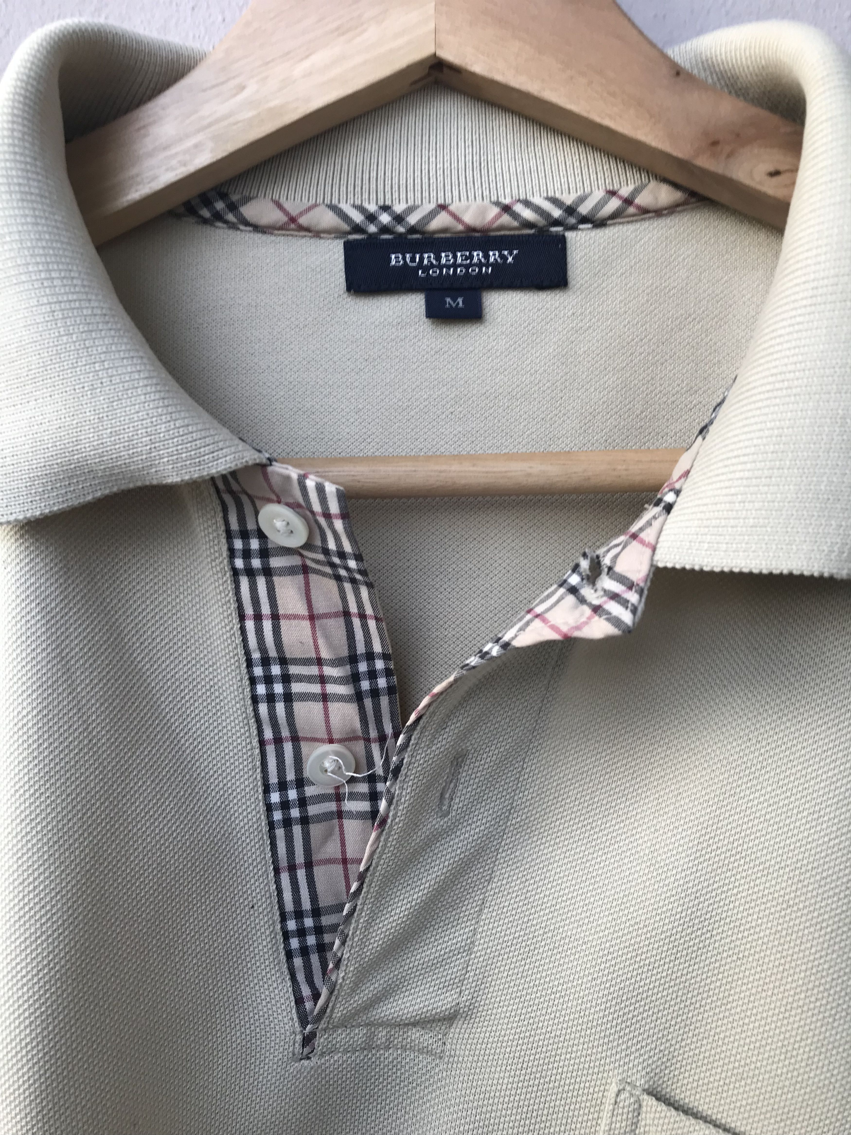 Burberry Vintage Burberry Brit Nova Check Polo Shirt Size US M / EU 48-50 / 2 - 7 Thumbnail