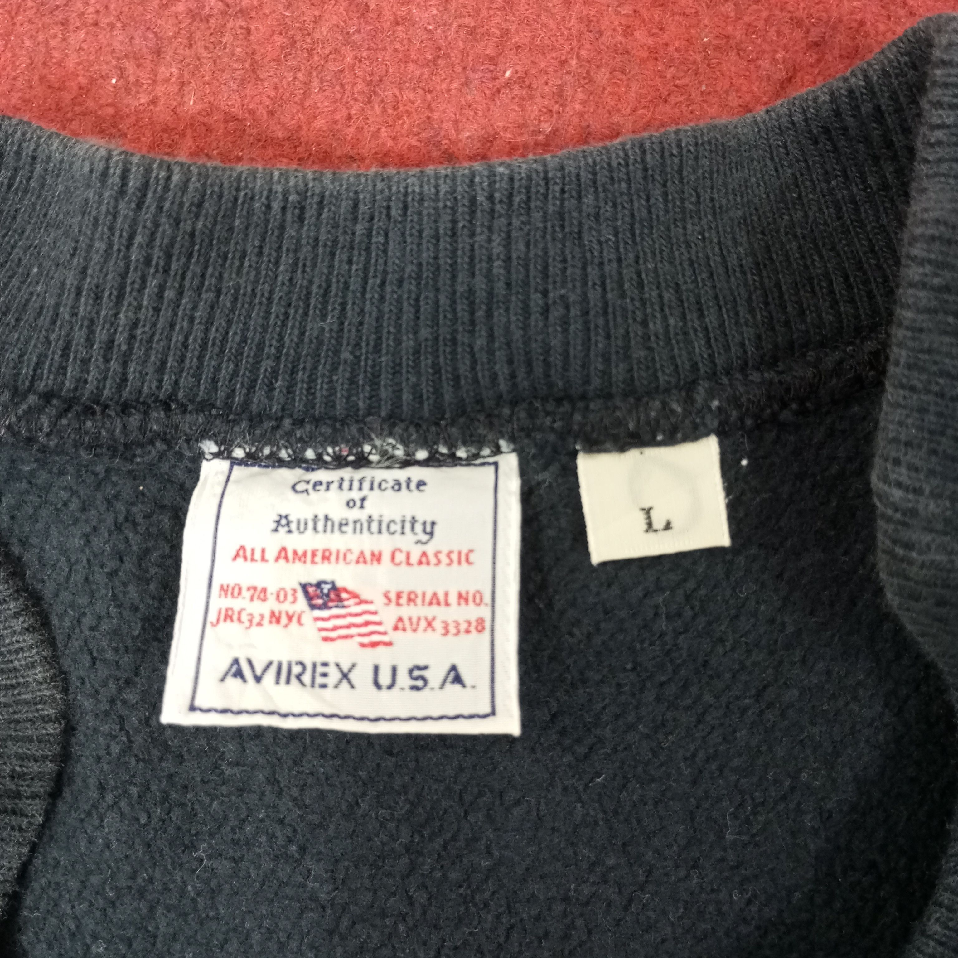 Avirex × Vintage Avirex USA Sweatshirt C214N25 Size US L / EU 52-54 / 3 - 5 Thumbnail