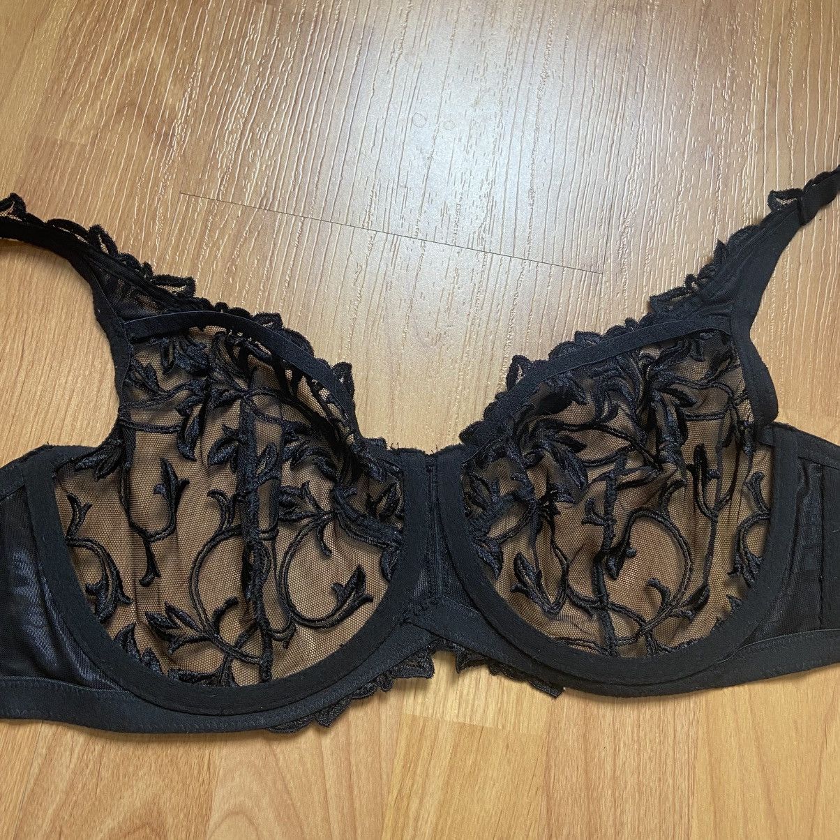 Other Soma Women’s Black Lace Bra Size 36D Size ONE SIZE - 4 Thumbnail