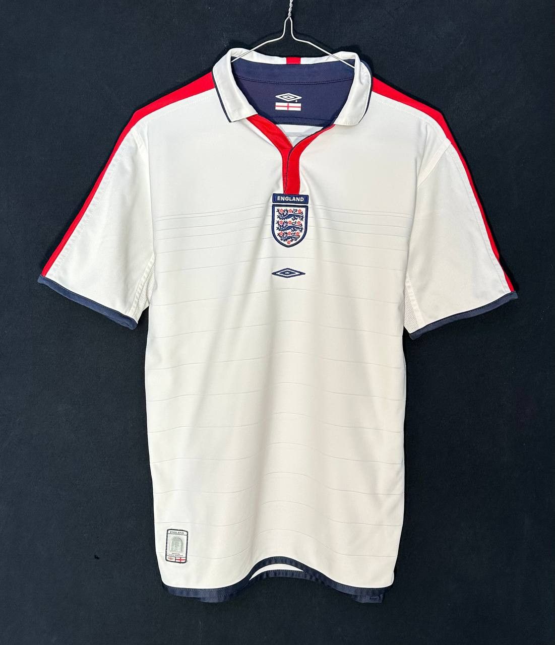 Umbro × Vintage England 2003 2005 home on2 sides Football Shirt jersey Umbro Size US XS / EU 42 / 0 - 2 Thumbnail